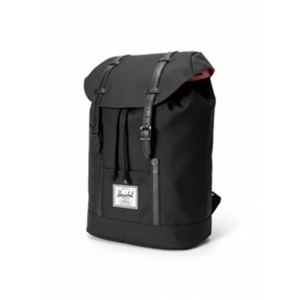 Herschel Supply Co Retreat Backpack Black Canvas Laptop Sleeve